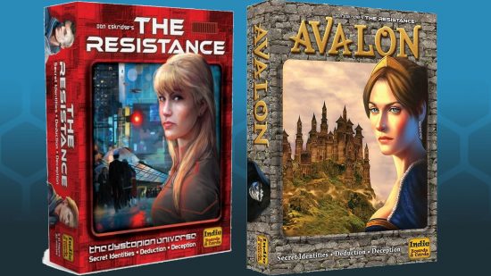 The Resistance and Avalon, two of the best social deduction board games