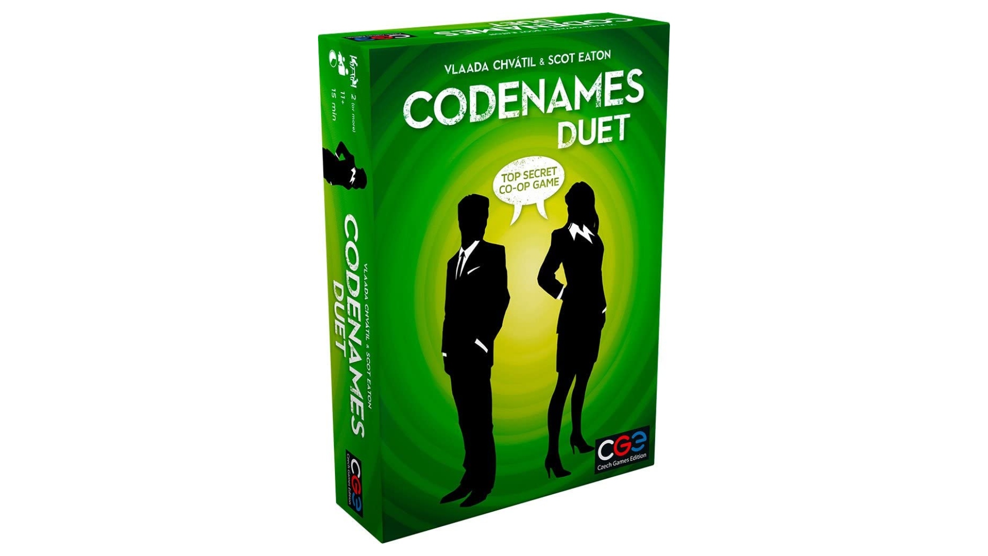 Two-player card games - Codenames Duet box