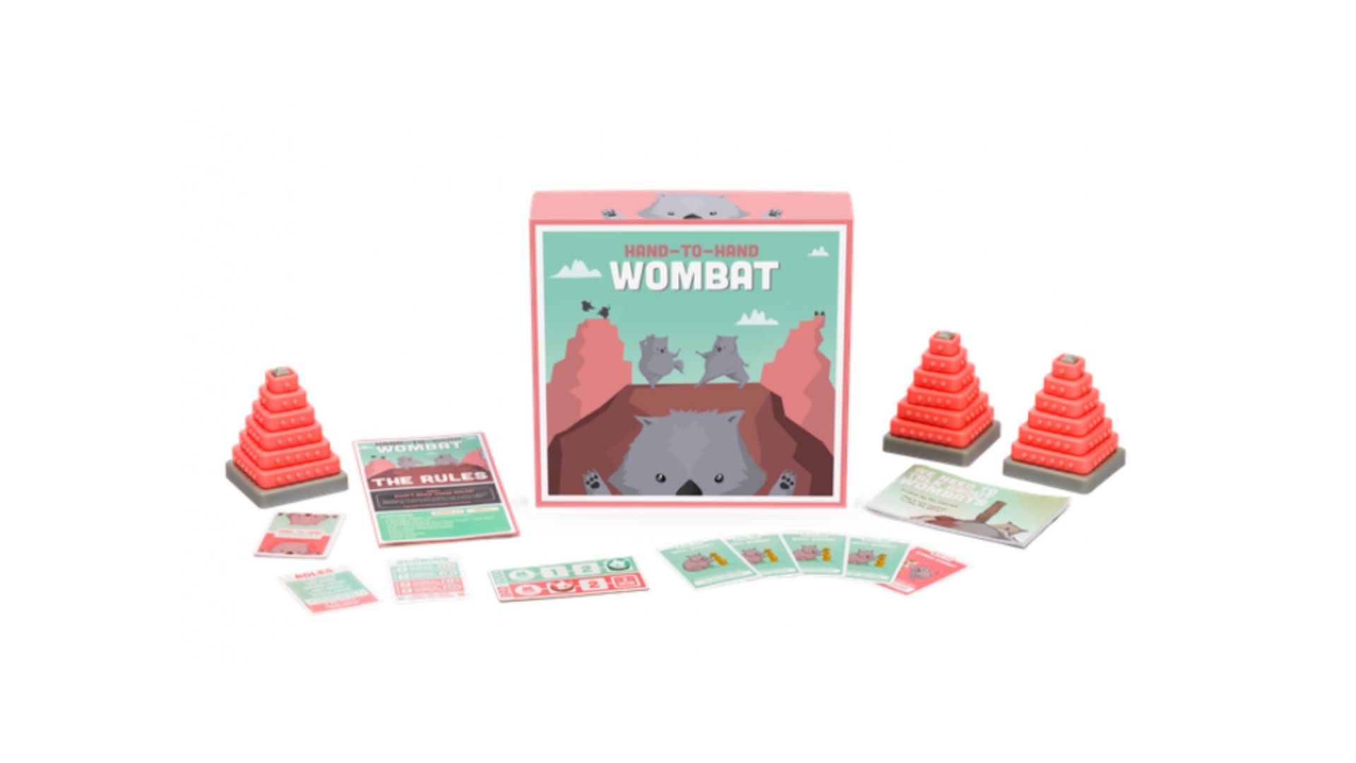Two-player card games - Hand to Hand Wombat box