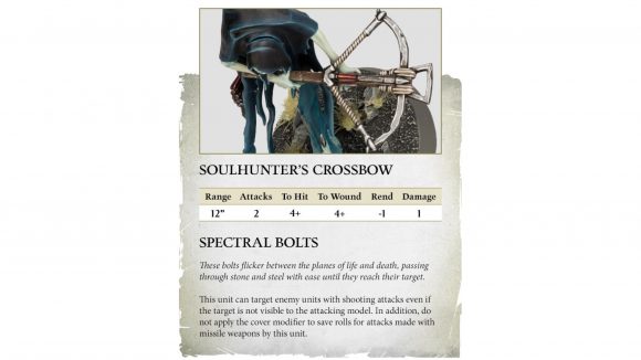 Warhammer Age of Sigmar Arena of Shades Battlebox pre-order: rules for the soulhunter's crossbow
