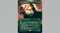MTG Streets of New Capenna box topper green card with wo women in green dresses