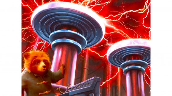 Magic the Gathering - Paddington Bear mad scientist and electricity
