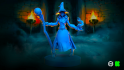 Runescape board game - blue wizard miniature figure