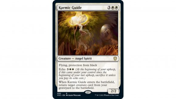 Magic the Gathering Infinite Combos Streets of New Capenna the MTG card Karmic Guide