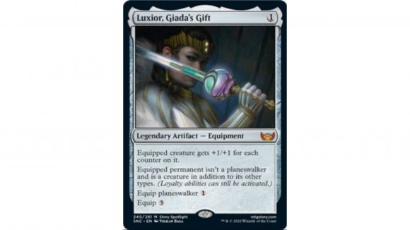 Magic the Gathering Infinite Combos Streets of New Capenna the MTG card Luxior, Giada's Gift.