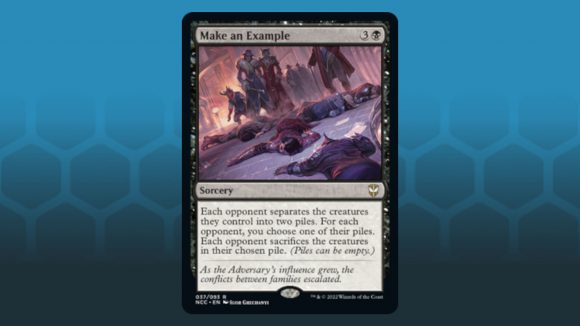 MTG Streets of New Capenna Commander Deck Maestros - Wizards of the Coast official card image for Make an Example