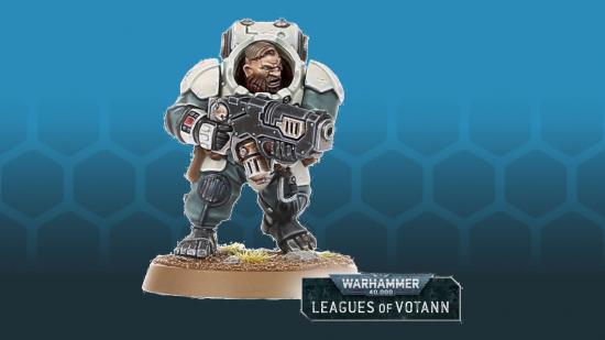 Warhammer 40k squats leagues of votann rules reveal - Warhammer Community photo showing a Leagues of Votann Hearthkyn Warrior model