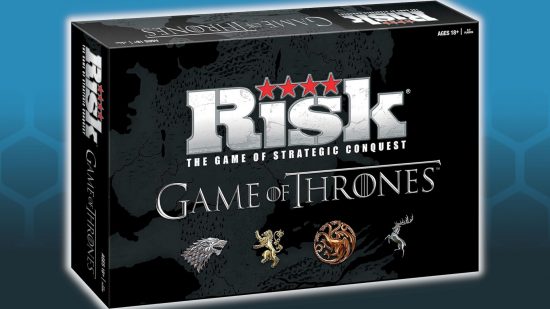 Best drinking board games guide - Game of Thrones Risk sales photo showing the box front art