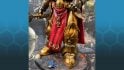 Warhammer 40k Henry Cavill custodes action figure - photo by the figure's creator Simon Cook, shared on the Warhammer 40k For All Facebook group, showing the figure's greaves and boots