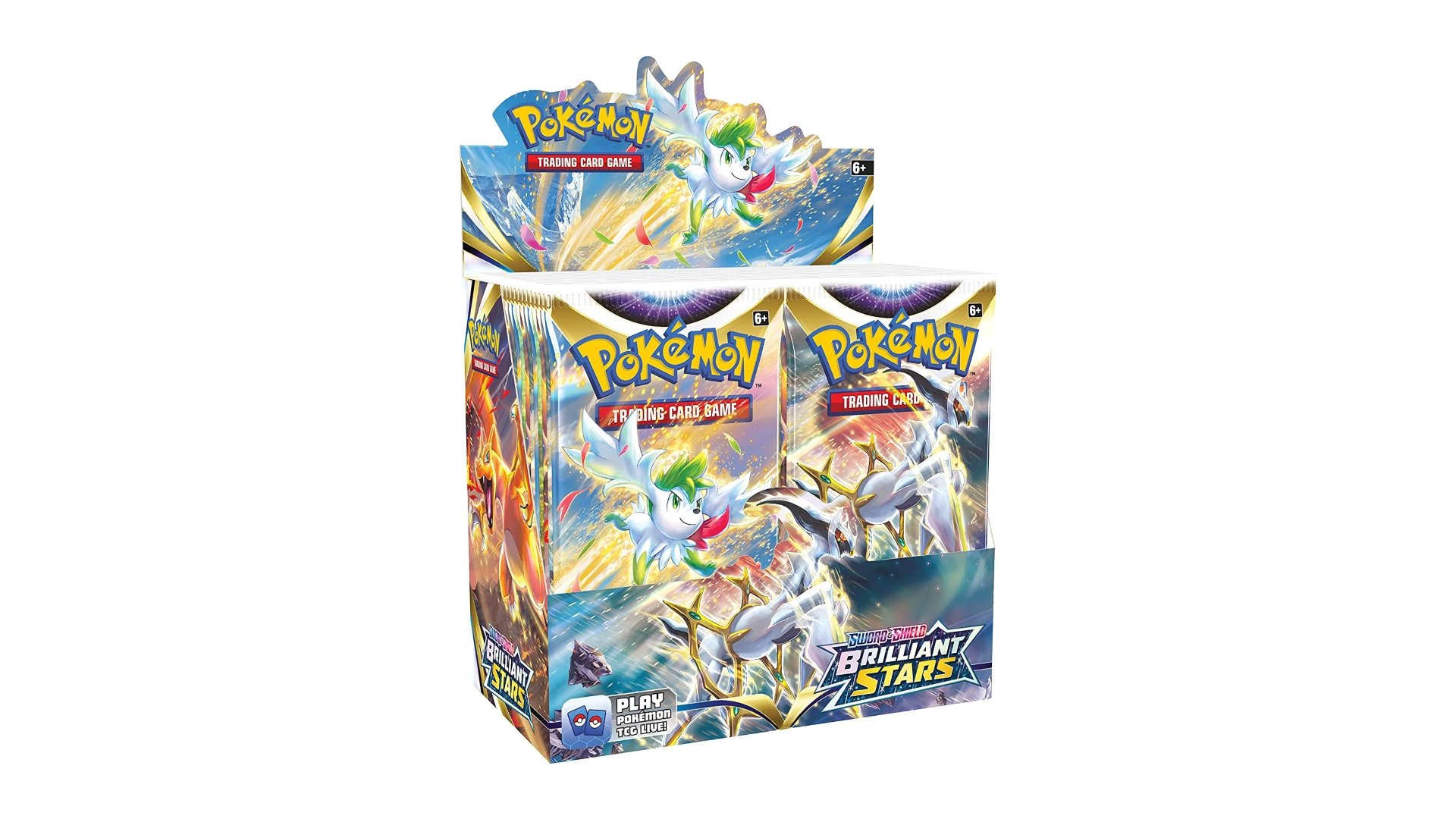 The best Pokémon booster boxes - a box of Sword & Shield Brilliant Stars Pokemon cards