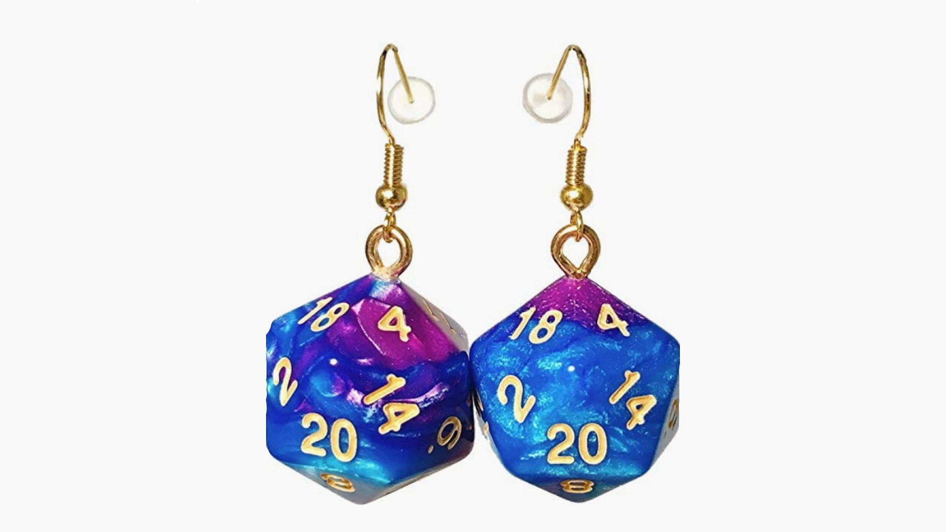 DnD gifts - dice earrings