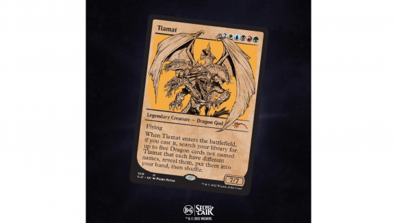 magic the gathering secret lair dragons dnd rulebook card Tiamat