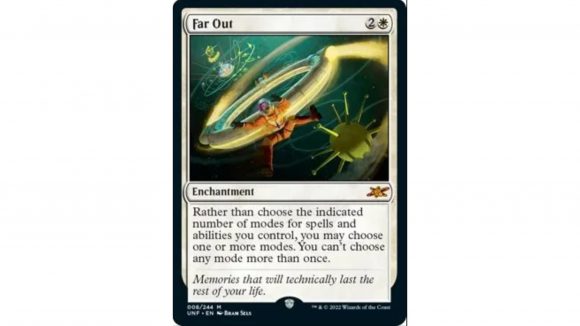 MTG Unfinity: The Magic the Gathering card Far Out