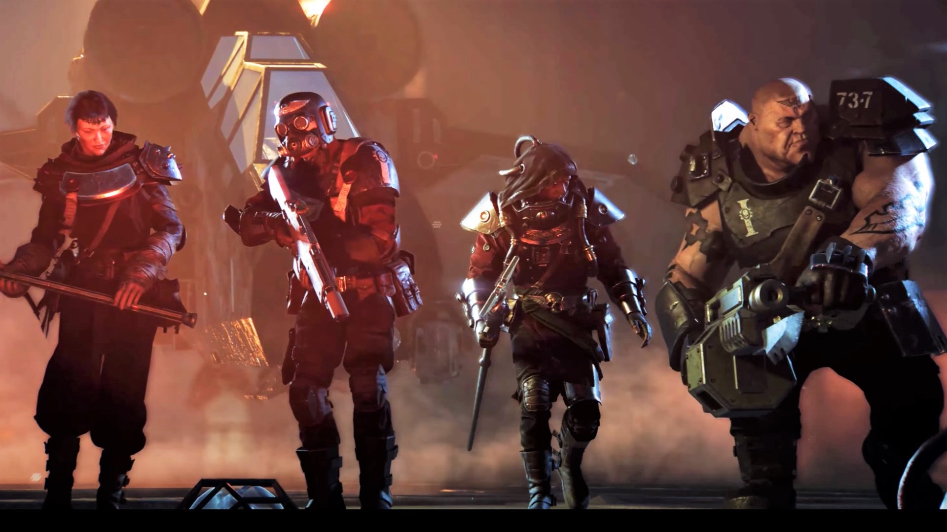 New Warhammer 40k Darktide trailer shows off hack and slash gameplay