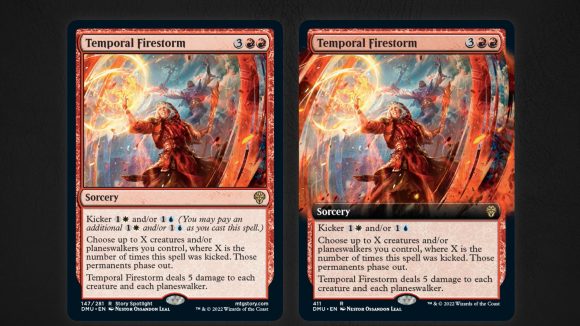 Magic The Gathering Dominaria United Release Date - the MTG card temporal firestorm