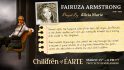 DnD Children of Earte Fairuza character art, player photo, and bio text