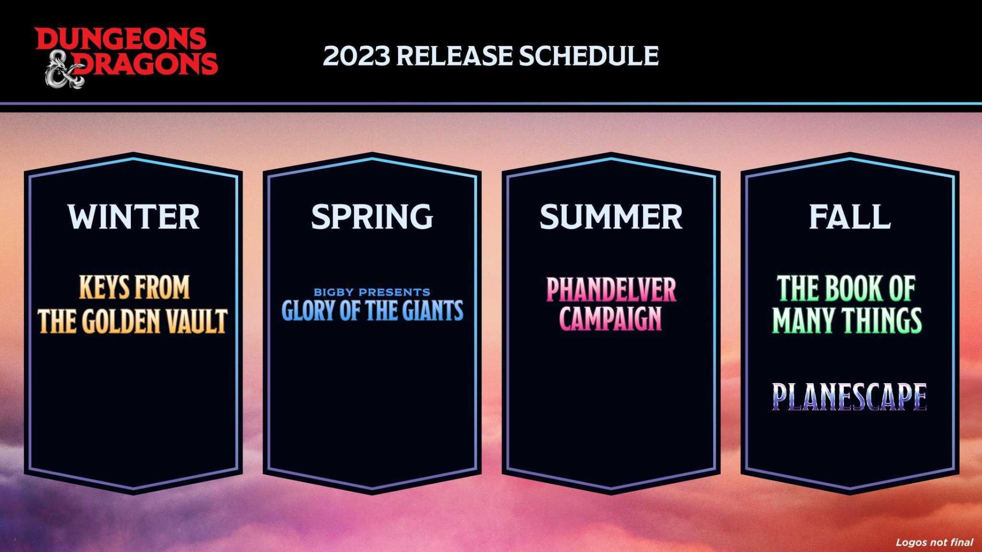 DnD 2023 release schedule opens a portal to Planescape 5e Wargamer