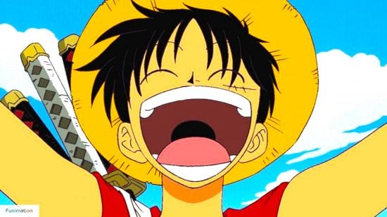 DnD One Piece homebrew - anime character Luffy laughing