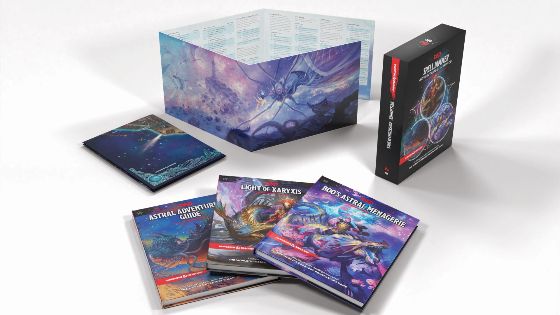 DnD Spelljammer Adventures in Space book set product photo from Wizards of the Coast