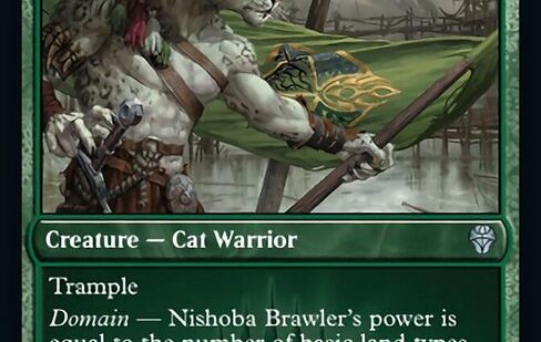 magic the gathering - the MTG card nishoba brawler.