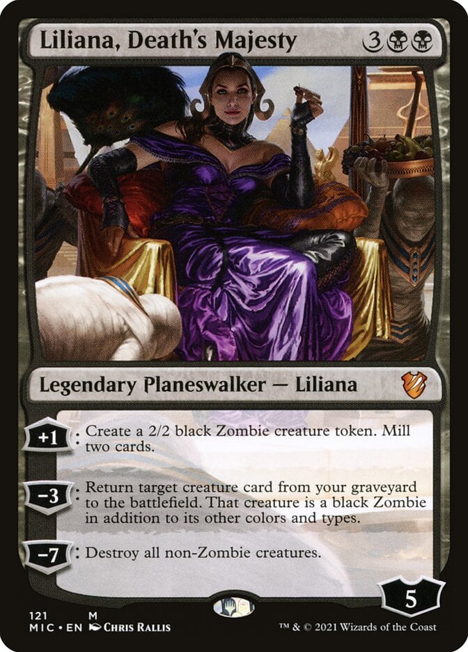 MTG Liliana Vess guide - Wizards of the Coast card image for Liliana, Death's Majesty