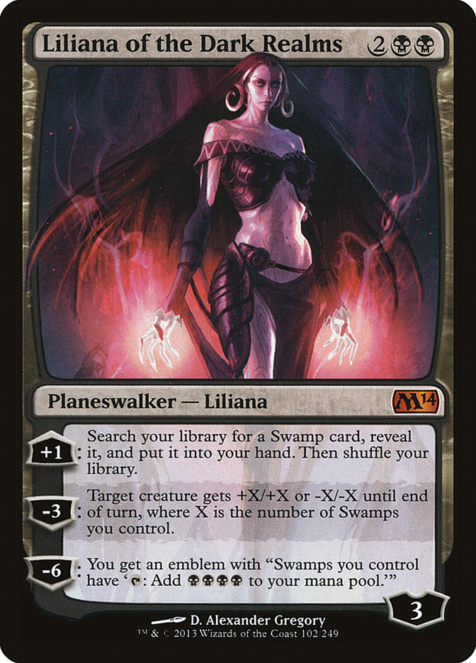 MTG Liliana Vess guide - Wizards of the Coast card image for Liliana of the Dark Realms