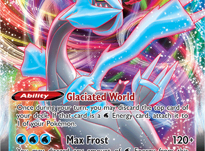Pokemon trading card game Sword and Shield Lost Origins spoilers - card preview image showing Kyurem VMAX