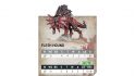 Warhammer 40k codex updates Khorne day - illustration of a Flesh hound and a comparison of its old and new stats