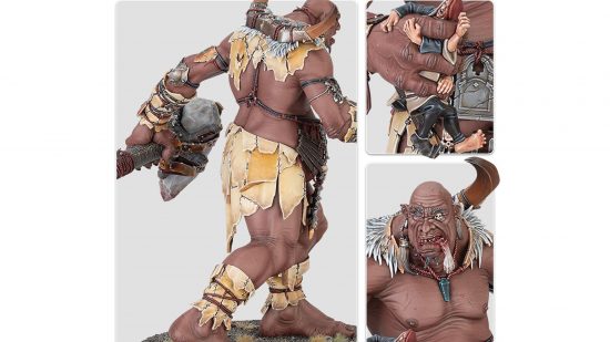 Age of Sigmar Sons of Behemat Beast Smasher Mega Gargant reveal - Warhammer Community photo showing the rear of the beast smasher mega gargant model