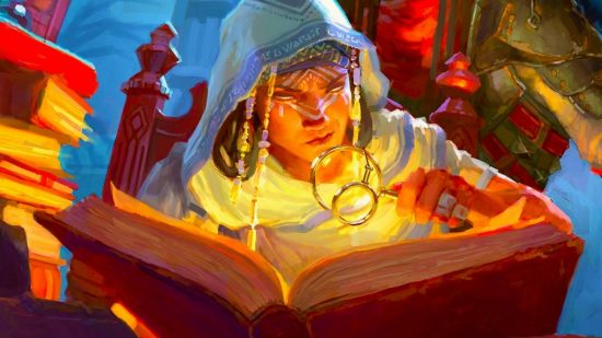 DnD DMs Guild listings removed - Wizards of the Coast art of a reader in Candlekeep Library