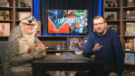 Magic the Gathering - MTG head designer Mark Rosewater dressed up as a squirrel