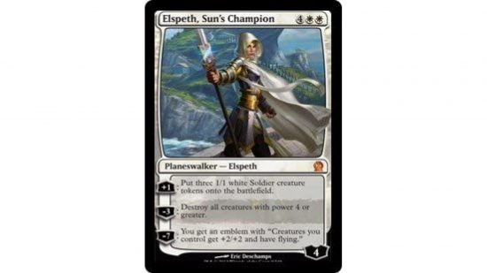 Magic the Gathering planeswalker card Elspeth Sun's Champion