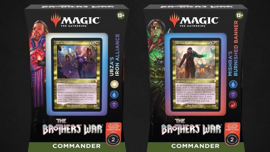 Magic the Gathering the brothers' war commander deck packaging