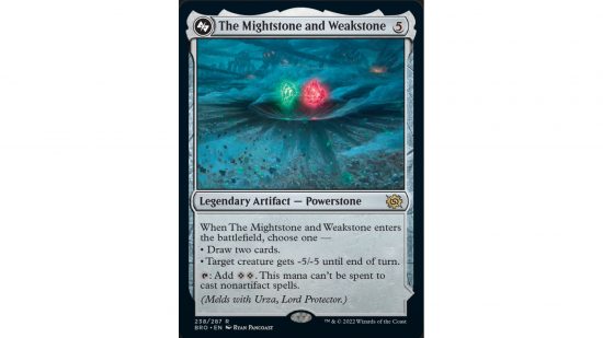 Magic the Gathering the brothers' war The Mightstone and Weakstone