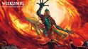 Magic the Gathering The Brothers' War release date artwork of Gix surrounded by flames