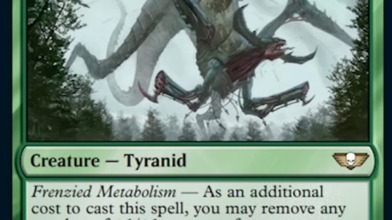 MTG Warhammer 40k Tyranid cards - Hierophant Bio Titan