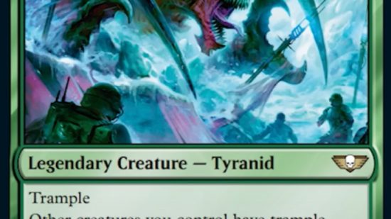 MTG Warhammer 40k Tyranid cards - Old One Eye
