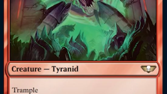 MTG Warhammer 40k Tyranid cards - Screamer Killer