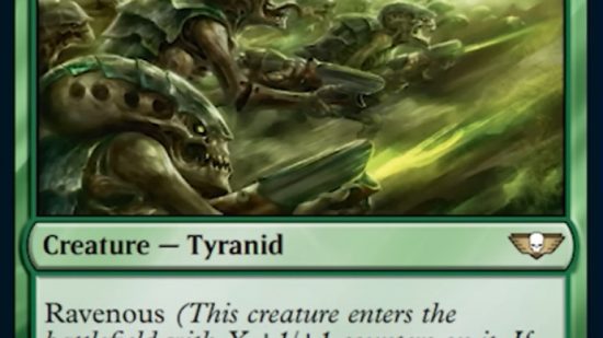 MTG Warhammer 40k Tyranid cards - Termagant Swarm