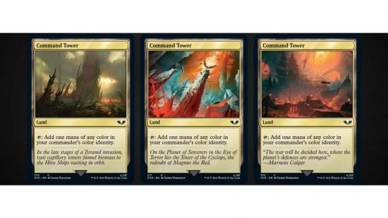 MTG Warhammer 40k crossover set - Wizards of the Coast MTG cards Command Tower