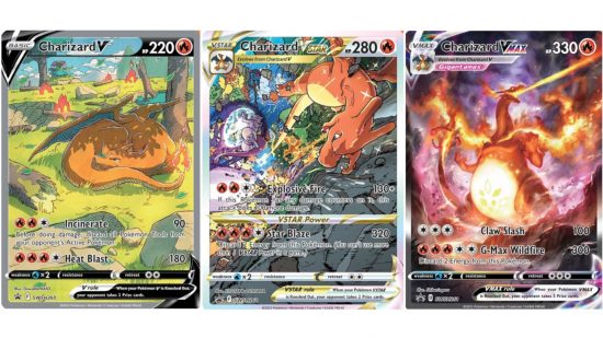Pokemon TCG Ultra Premium Charizard Promo Pokemon cards revealed (images from The Pokemon Company)
