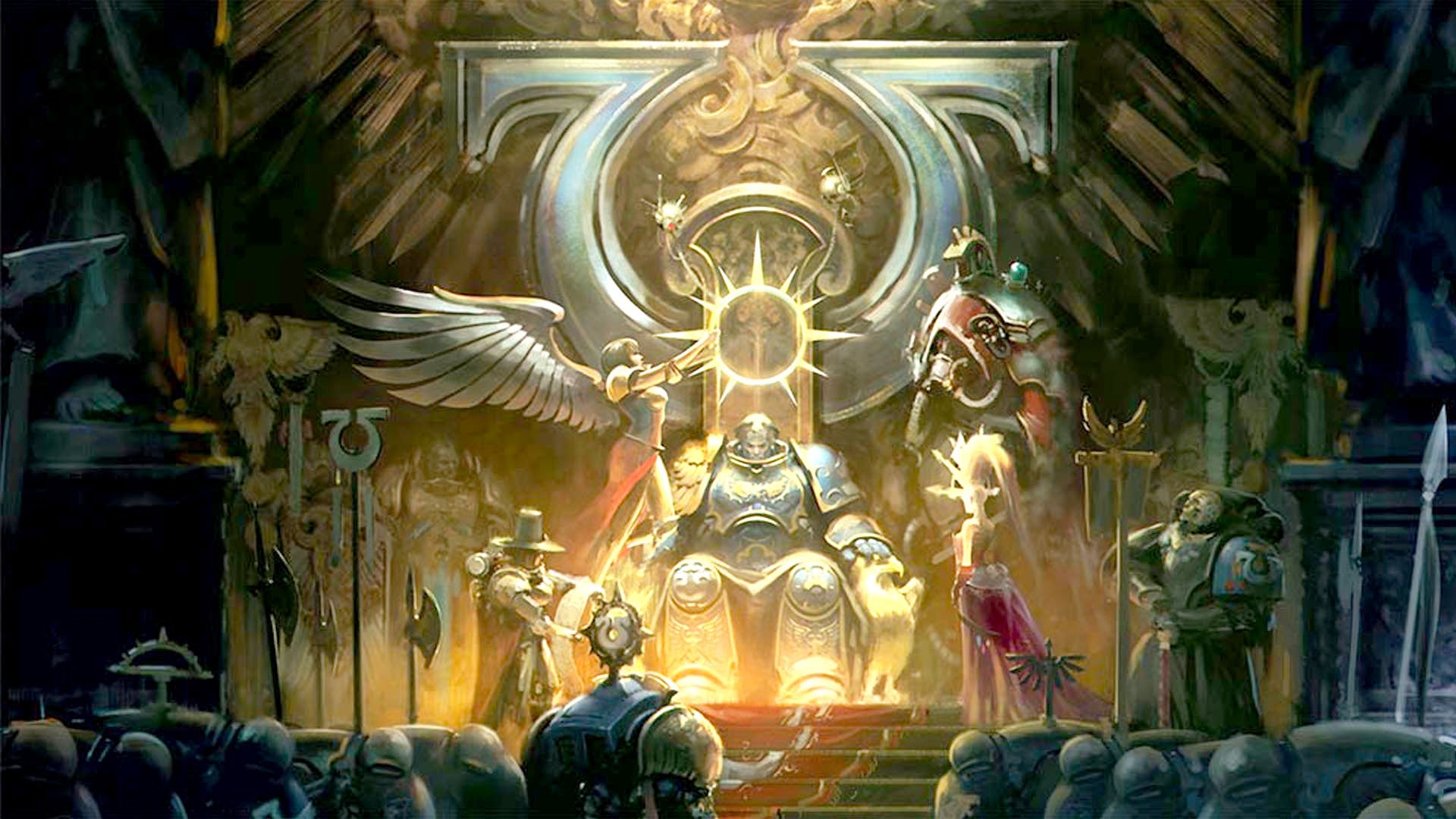 Warhammer 40k Emperor of Mankind guide - Games Workshop artwork showing Roboute Guilliman in the Armour of Fate