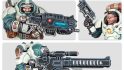 Warhammer 40k factions xenos guide - Games Workshop image showing Votann Hearthkyn warriors with special weapons including the MagnaRail rifle