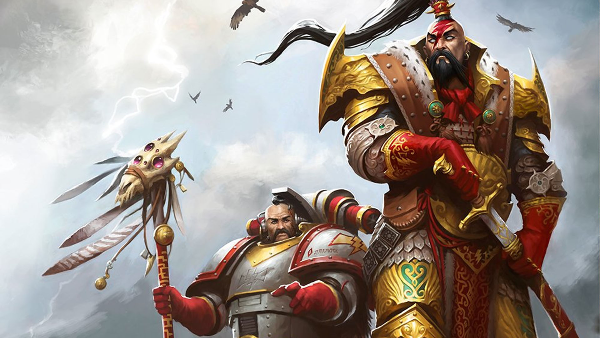 Warhammer 40k Jaghatai Khan guide - Warhammer Community image showing Jaghatai Khan among his warriors