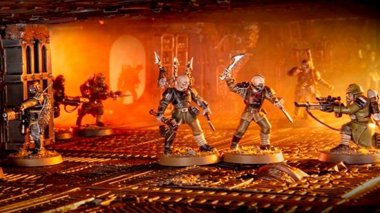 Warhammer 40k Kill Team balance dataslate Q3 2022 news - Warhammer Community image showing models battling inside a spaceship