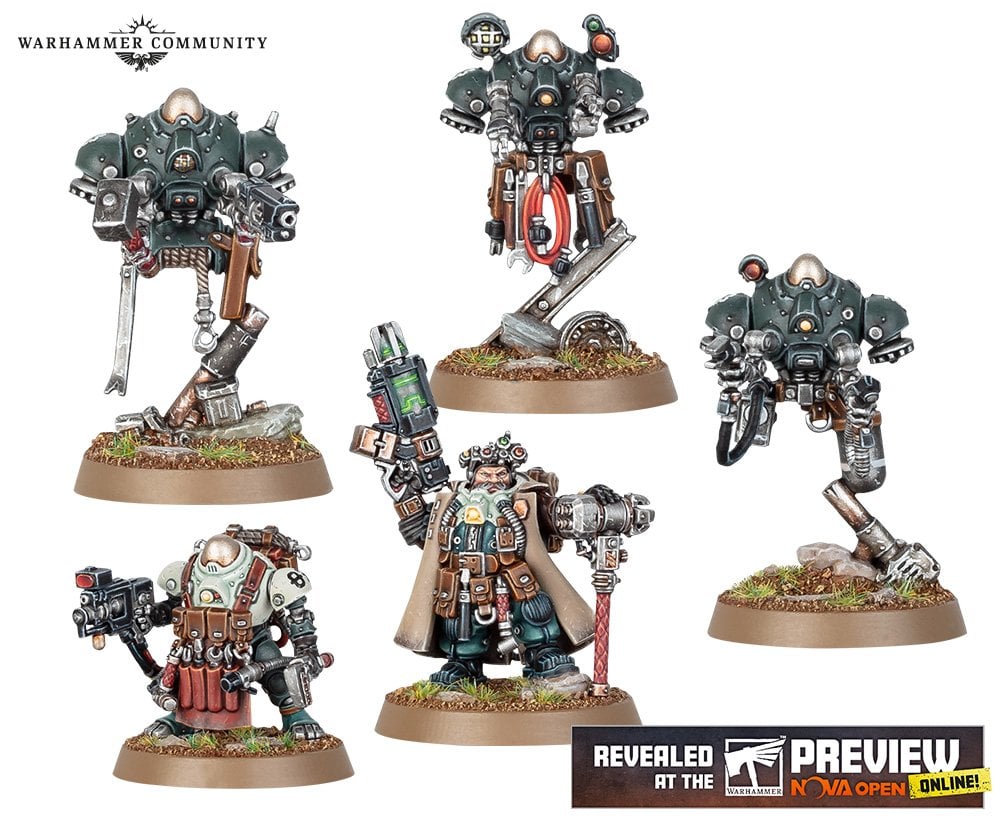 Warhammer 40k Leagues of Votann guide - Games Workshop photo showing the Brokhyr Iron Master model
