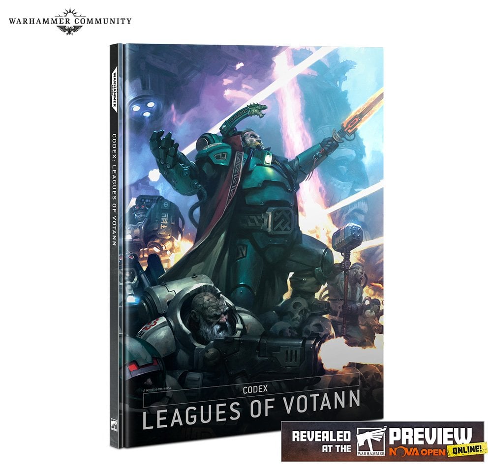 Warhammer 40k Leagues of Votann guide - Games Workshop photo showing the front cover art for the Leagues of Votann codex