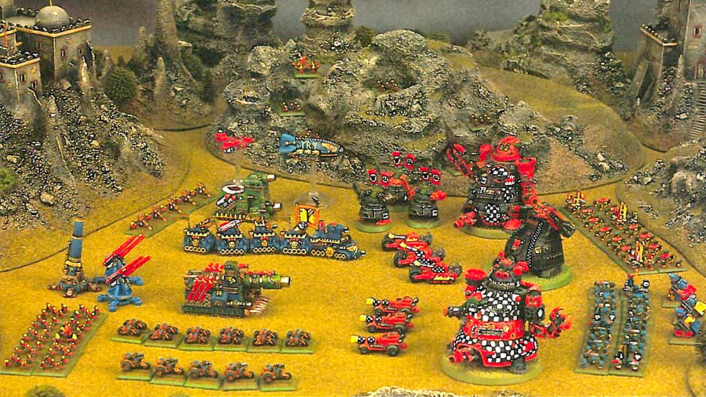 Warhammer 40k Leagues of Votann guide - Games Workshop photo showing an army of epic scale Squats