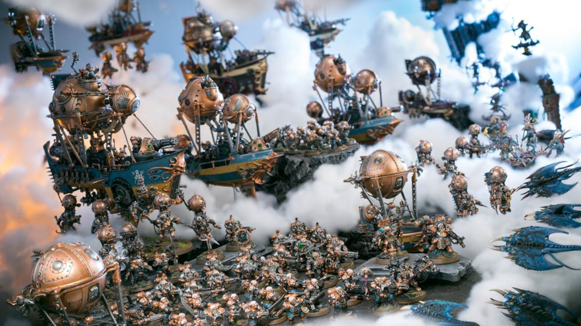 Warhammer Age of Sigmar Kharadron Overlords army (photo by Games Workshop)