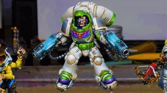 Warhammer 40k Toy Story models - photo of Buzz Lightyear Warhammer model kitbash